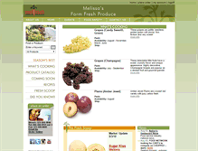 Tablet Screenshot of melissasfarmfreshproduce.com